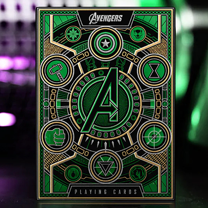 Avengers: Green Edition Playing Cards by theory11