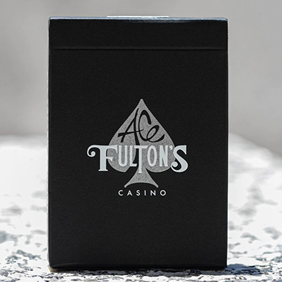 Ace Fulton's Casino (Black) Playing Cards