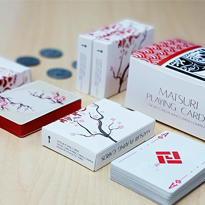 Matsuri (Gilded) Playing Cards