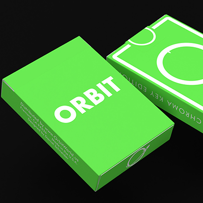 Orbit Chroma Key Playing Cards