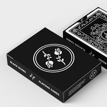 Black Roses Playing Cards (Fully Marked)