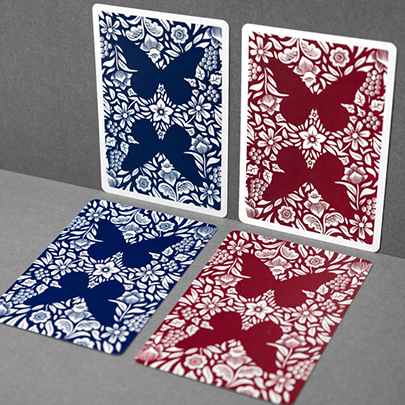 Gaff Butterfly Worker Marked Playing Cards by Ondrej Psenicka