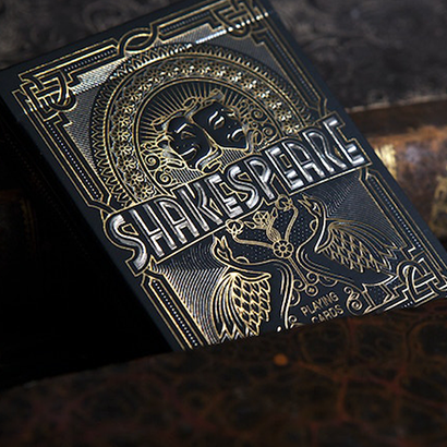 Shakespeare (Black) Playing Cards
