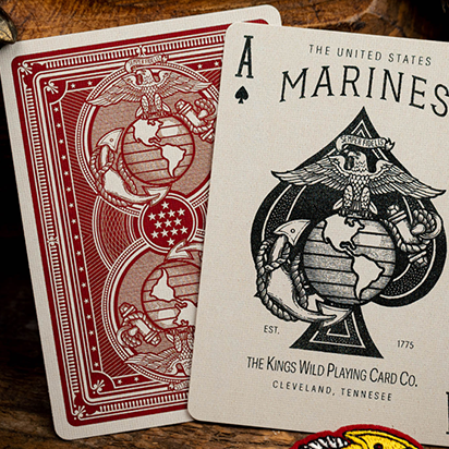 Marines Playing Cards by Kings Wild Project