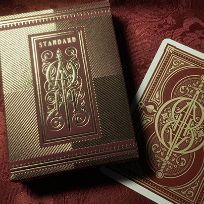 Oath Standard (Burgundy) Playing Cards by Lotrek