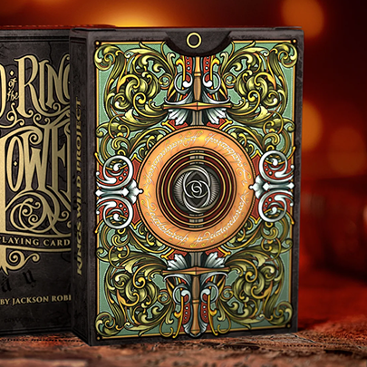 The Lord of the Rings - Two Towers Playing Cards (Gilded Edition) by Kings Wild