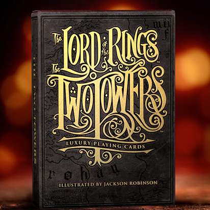 The Lord of the Rings - Two Towers Playing Cards (Gilded Edition) by Kings Wild