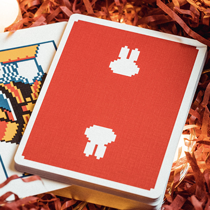 Surprise Deck V5 (Red) Playing cards by Bacon Playing Card Company
