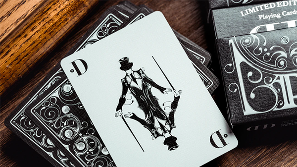 Smoke & Mirror (Mirror- Black) Deluxe Limited Edition Playing Cards by Dan & Dave