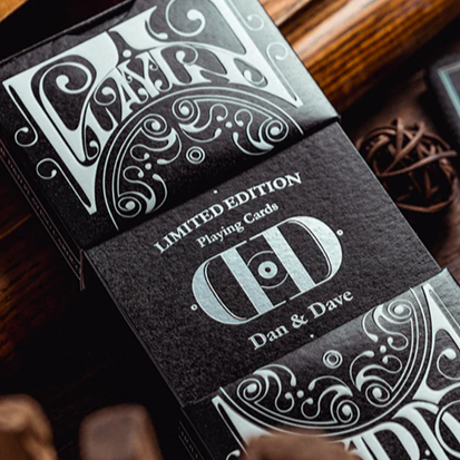 Smoke & Mirror (Mirror- Black) Deluxe Limited Edition Playing Cards by Dan & Dave