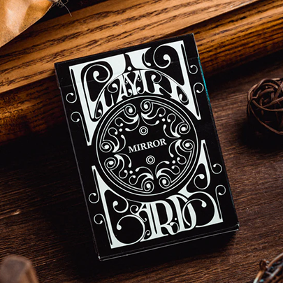 Smoke & Mirror (Mirror- Black) Standard Limited Edition Playing Cards by Dan & Dave
