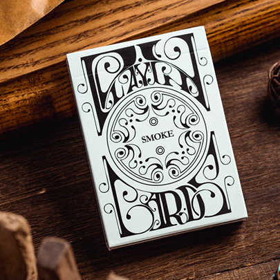 Smoke & Mirror (Smoke-White) Standard Limited Edition Playing Cards by Dan  & Dave