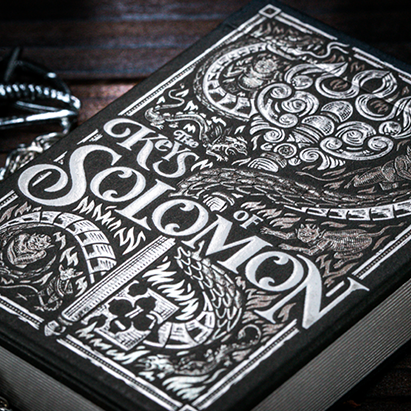 The Keys of Solomon: Silver Spirituum Playing Cards by Riffle Shuffle