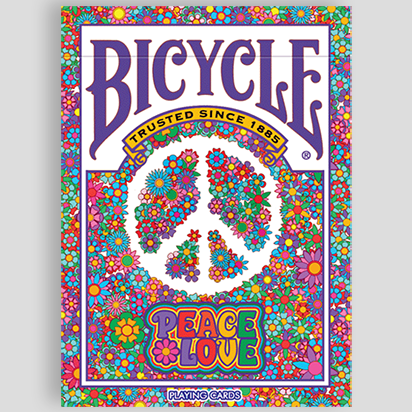 Bicycle Peace & Love Playing Cards by Collectable Playing Cards