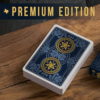 No. 4 St. James Luxury Texas Playing Cards (Blue)