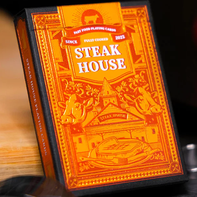 Steak House Playing Cards by Fast Foods Playing Cards