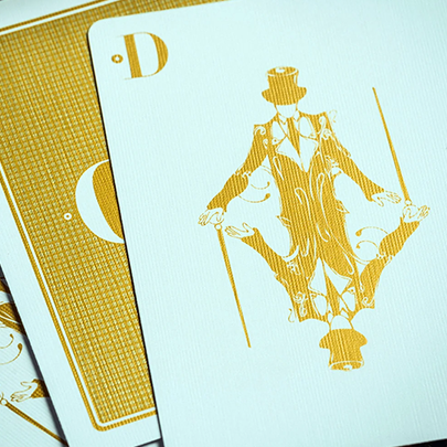 Smoke & Mirrors V9, Gold (Standard) Edition Playing Cards by Dan & Dave