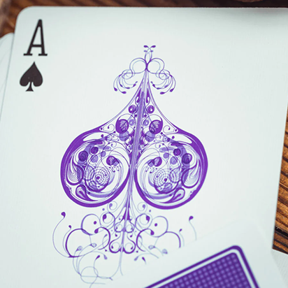 Smoke & Mirrors V9, Purple (Standard) Edition Playing Cards by Dan & Dave