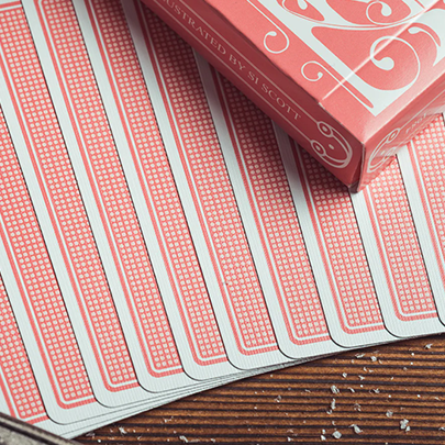 Smoke & Mirrors V9, Pink (Standard) Edition Playing Cards by Dan & Dave