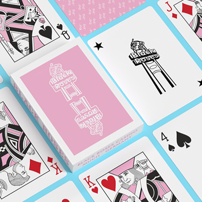 Pink BR Vintage Casino Playing Cards