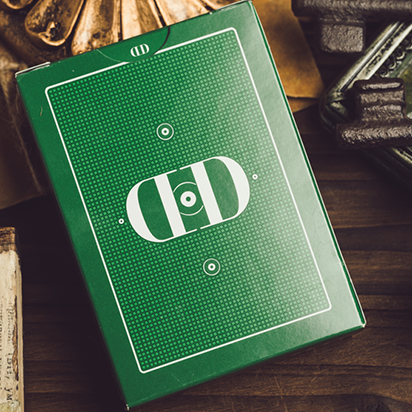 Smoke & Mirrors V9 (Green Edition) Playing Cards by Dan & Dave 