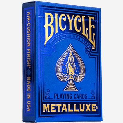 Bicycle Metalluxe Blue Playing Cards by US Playing Card Co.