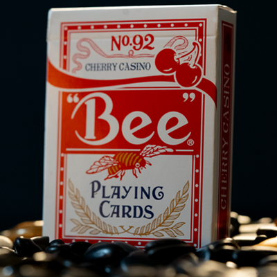 Limited Bee X Cherry (Red) Playing Cards
