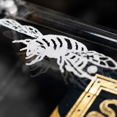 Limited Bee X Cherry 3 deck Set (Blue, Red and Black) Playing Cards