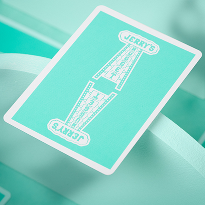 Jerry's Nugget Monotone (Tiffany Blue) Playing Cards