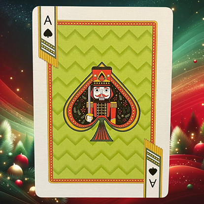 Stripper Bicycle Nutcracker (Green) Playing Cards