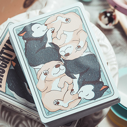 Naughty Dog Playing Cards by 808 Magic and Bacon Playing Card