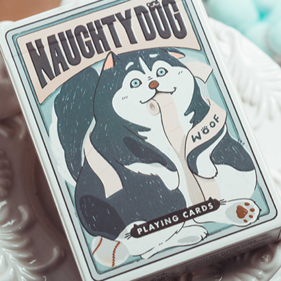 Naughty Dog Playing Cards by 808 Magic and Bacon Playing Card