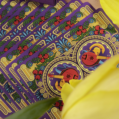 Eneida: Passion (Purple) Playing Cards