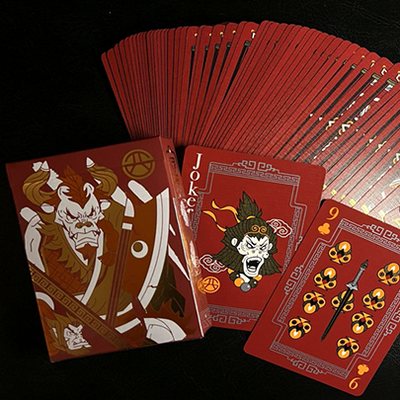 Bull Demon King Craft (Confusion Red) Playing Cards