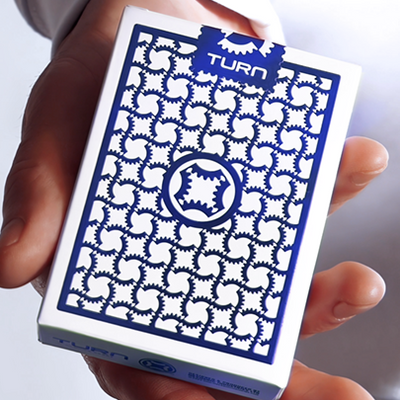 TURN (Blue) Playing Cards by Mechanic Industries - Trick