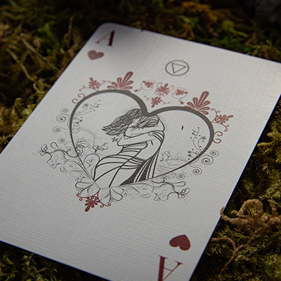 Fillide: A Sicilian Folk Tale Playing Cards V2 (Forest Green) by Jocu