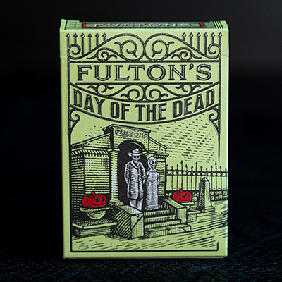 FULTON'S Day Of The Dead Green Edition Playing Cards