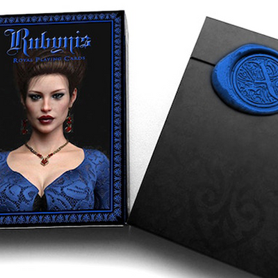 Rubynis Royal Playing Cards Blue Wax Seal (Limited Edition)