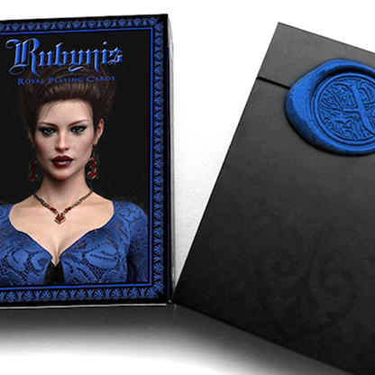 Rubynis Royal Playing Cards Blue Wax Seal (Limited Edition)