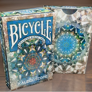 Bicycle Kaleidoscope Blue Playing Cards