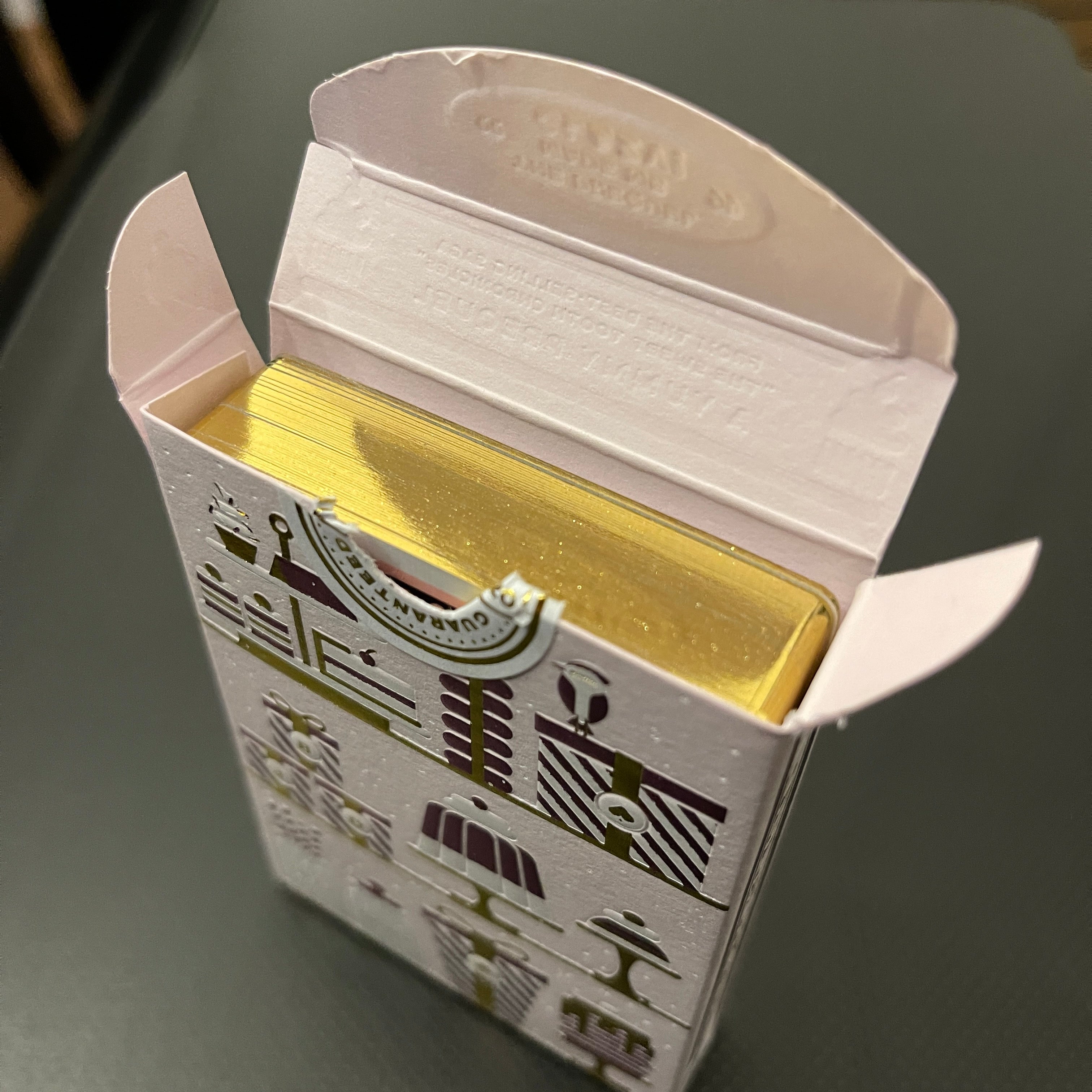 The Sugar Crave GILDED Playing Cards