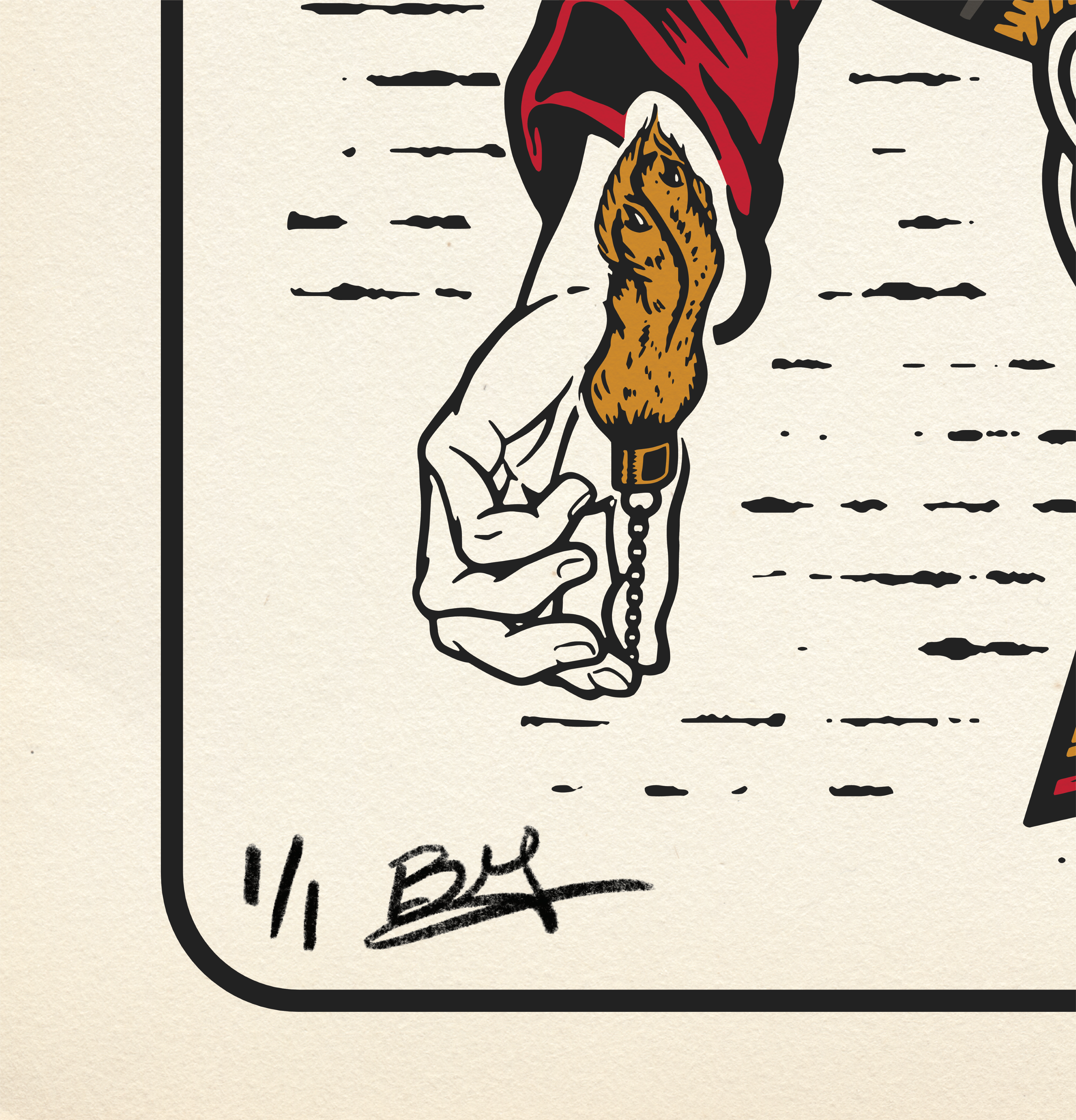 Tough Luck Court Print (Signed! 1 of 1!!!)