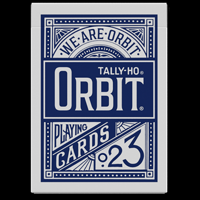 Orbit Tally Ho Circle Back (Blue) Playing Cards