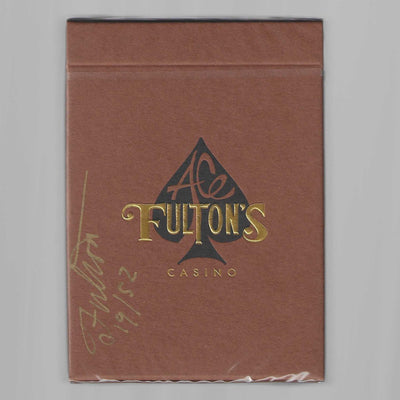 Ace Fulton Casino, Vintage Back (Tobacco Brown/Artist Proof #19/52) [AUCTION]