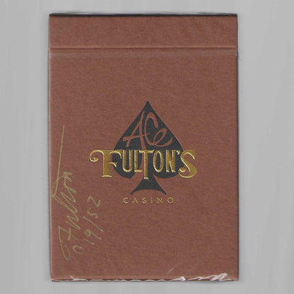 Ace Fulton Casino, Vintage Back (Tobacco Brown/Artist Proof #19/52) [AUCTION]