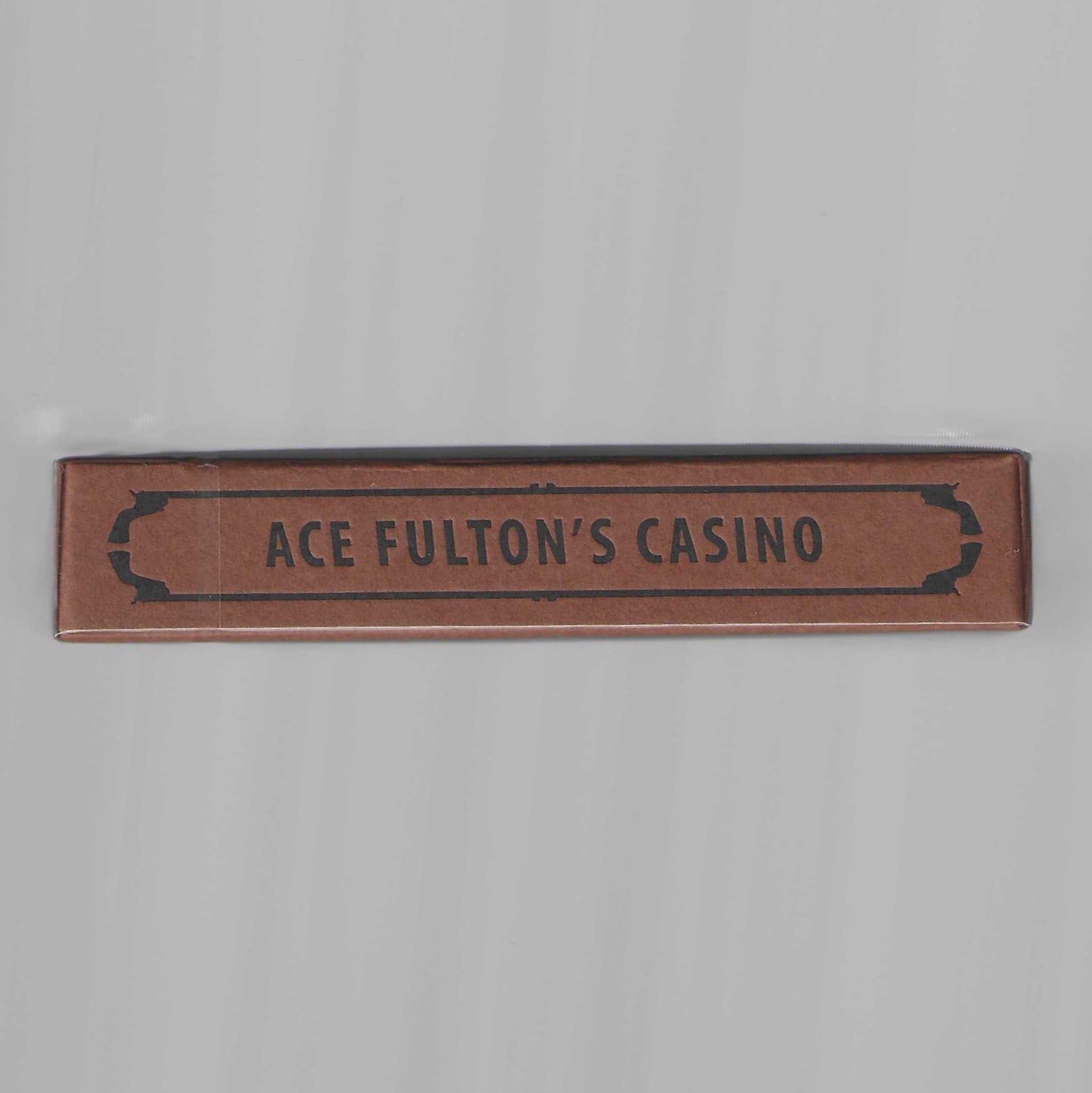 Ace Fulton Casino, Vintage Back (Tobacco Brown/Artist Proof #19/52) [AUCTION]