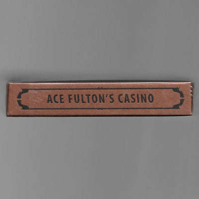 Ace Fulton Casino Vintage Back (Tobacco Brown/SIGNED #06/52) [AUCTION]
