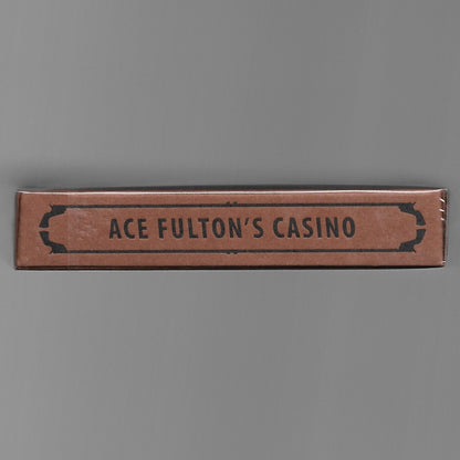 Ace Fulton Casino Vintage Back (Tobacco Brown/SIGNED #06/52) [AUCTION]