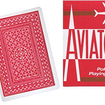 Cards Aviator Poker size (Red)