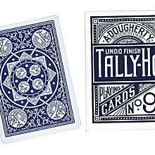 Cards Tally Ho Fan Back Poker size (Blue)